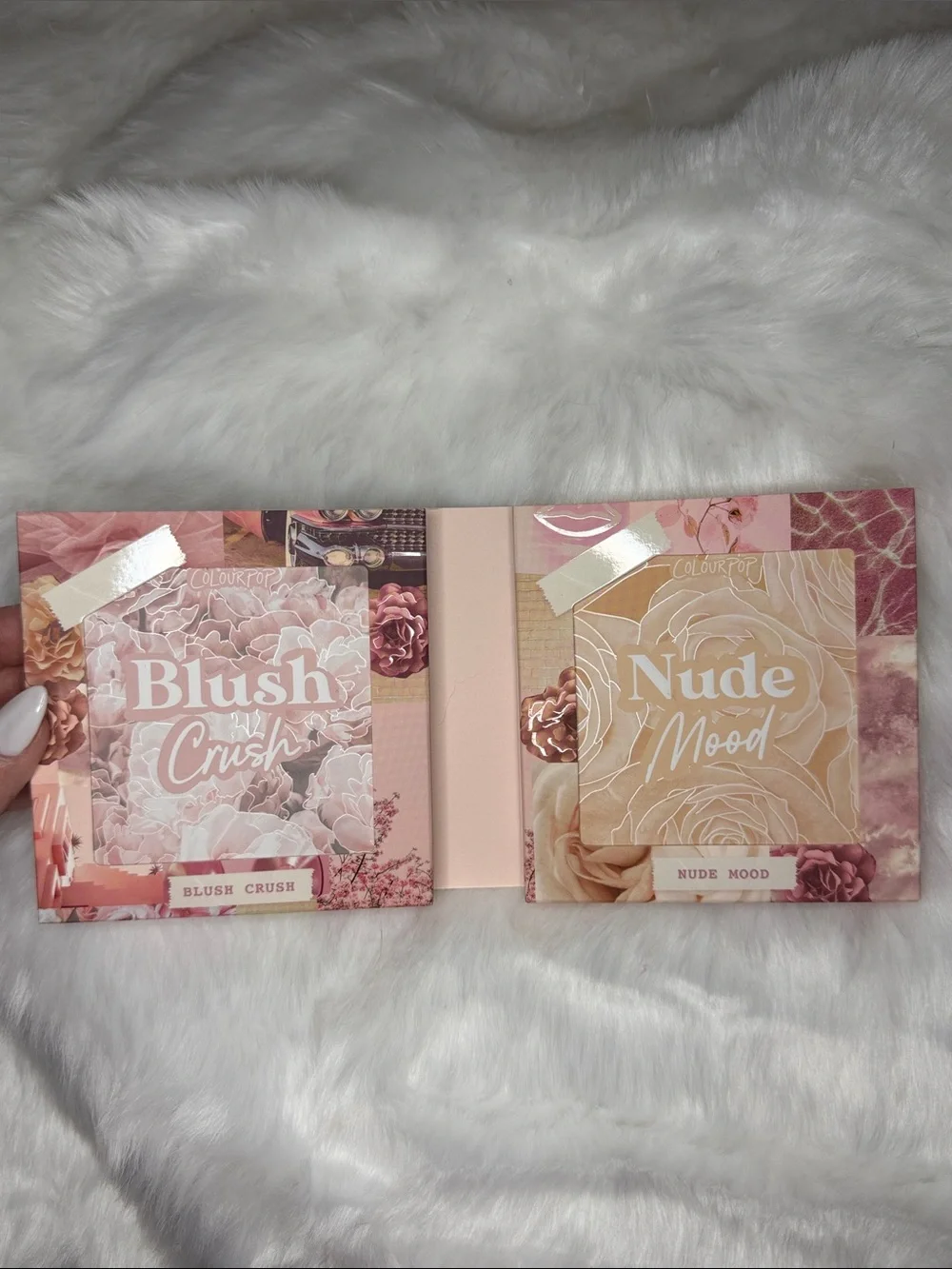 ColourPop Blushing Nude Eyeshadow Palette Duo | Blush Crush + Nude Mood | 18